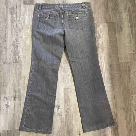 Ann Taylor Jeans Size 10 Modern Fit Lindsay Waist Charcoal - Picture 10 of 16